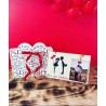 Cornice Portafoto San Valentino Personalizzata | Regalo Romantico per Coppie