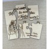 Puzzle “Vuoi essere la mia testimone?” – Idea regalo personalizzata per proposta testimone