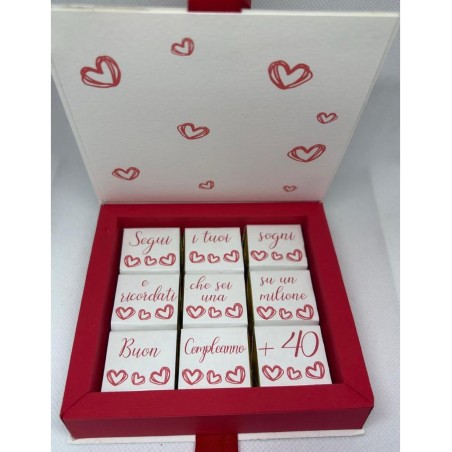 Scatola di cioccolatini artigianali con cremini – Regalo dolce e personalizzato