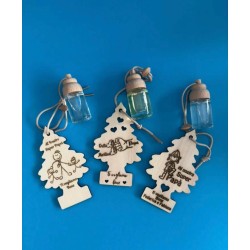 Profumatore per Auto in Legno Personalizzato con Scatola