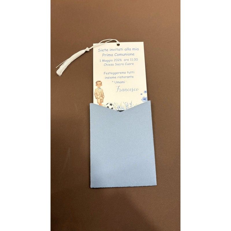 Invito Prima Comunione bimbo