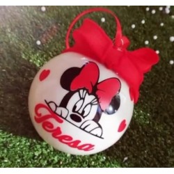 Sfera in Vetro con Nome – Addobbo Natalizio Unico e Fatto a Mano