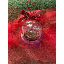 Sfera in Vetro Trasparente – Elegante Decorazione Raffinata per Ogni Occasione