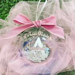 Sfera in Vetro Trasparente – Elegante Decorazione Raffinata per Ogni Occasione