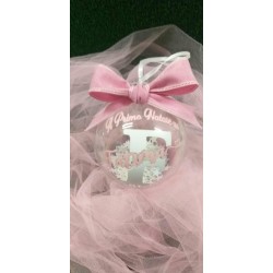 Sfera in Vetro Trasparente – Elegante Decorazione Raffinata per Ogni Occasione