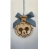 Pallina in Legno “Il Mio Primo Natale” – Decorazione Personalizzata e Artigianale
