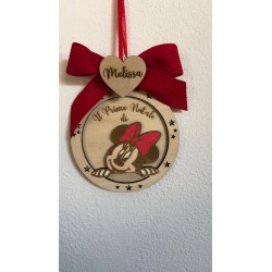 Pallina in Legno “Il Mio Primo Natale” – Decorazione Personalizzata e Artigianale