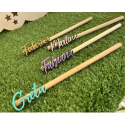 Matite personalizzate in legno con monogramma – Idee regalo e gadget unici