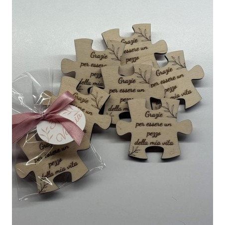 Calamita in legno personalizzata – Incisa o con termovinile, fatta a mano